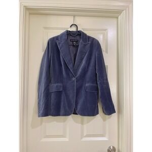 new york company women corduroy blazer size 4
